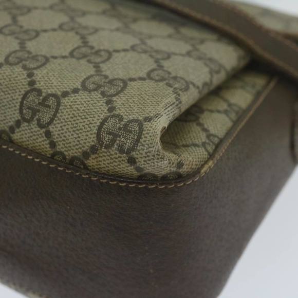 GUCCI GG Supreme Web Sherry Line Shoulder Bag Beige Red 904 02 084 Auth ep2885 - Picture 16 of 16